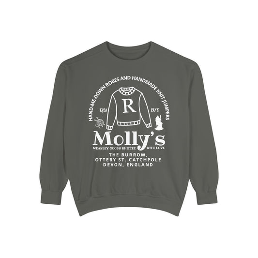 Harry Potter - Molly Weasley Knitted Goods - Comfort Colors® Molly’s Knitting Sweatshirt